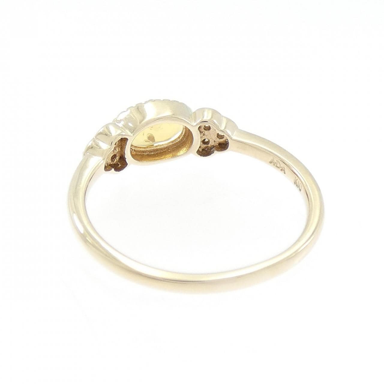 K10YG オパール リング