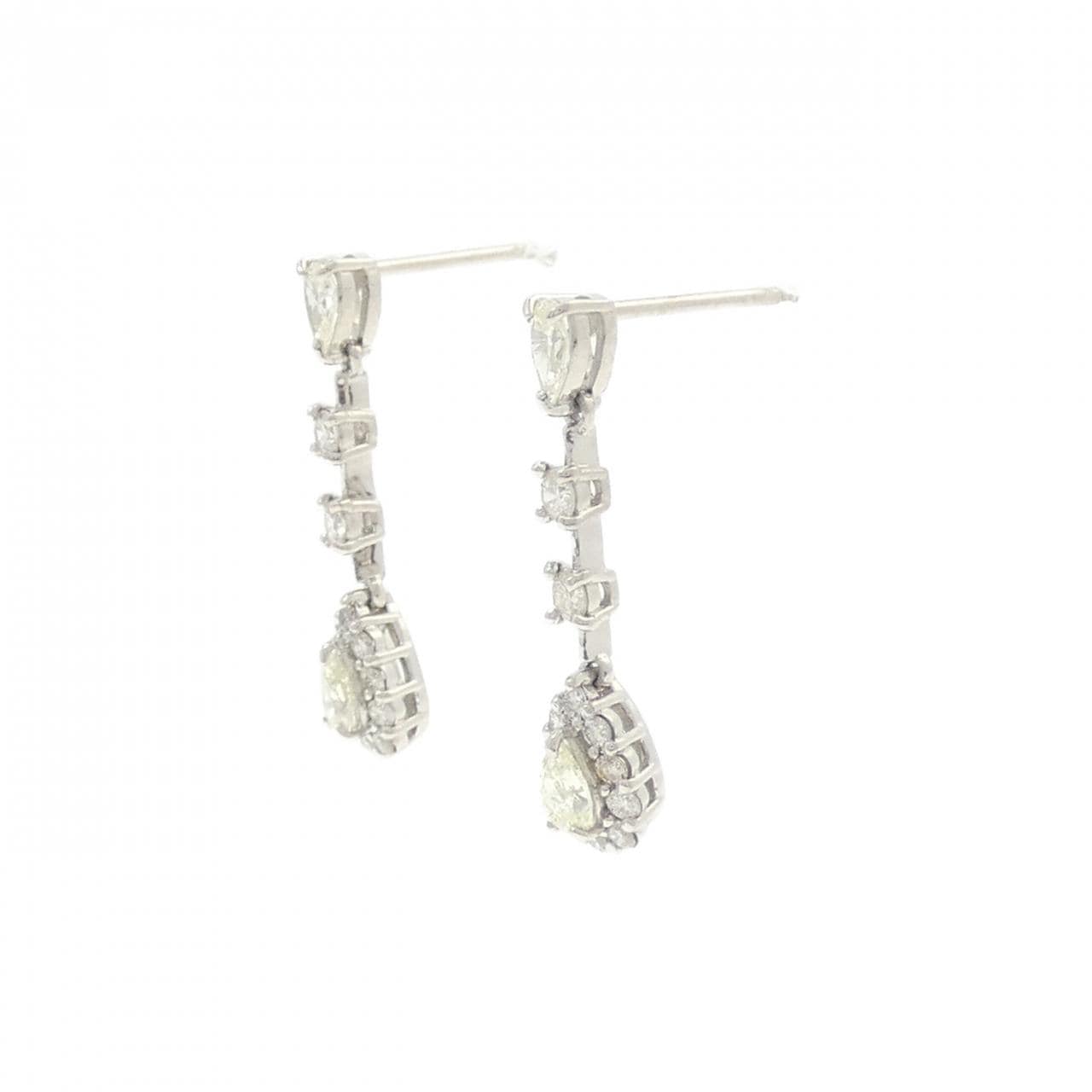 【新品】PT900 ダイヤモンド ピアス 0.60CT