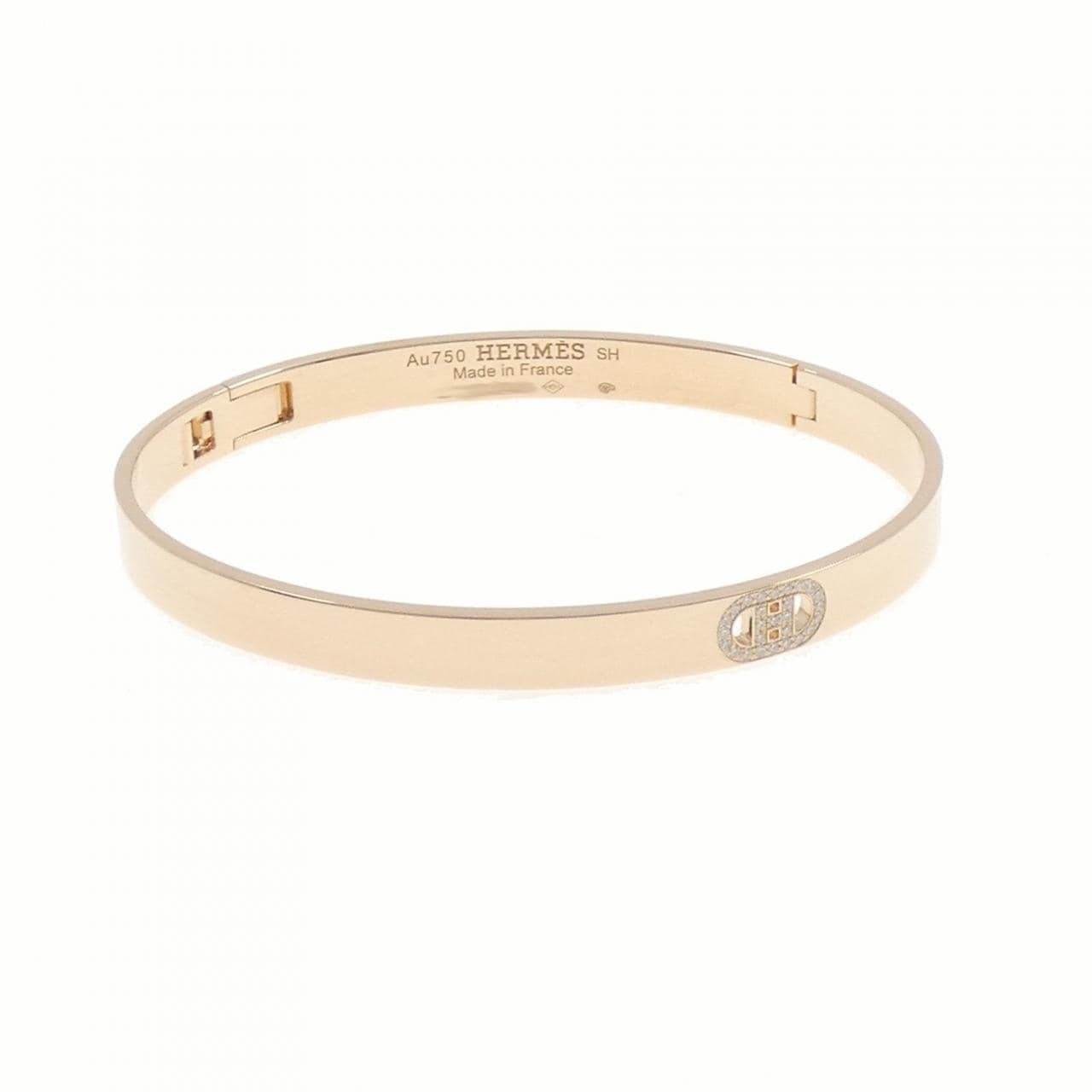 HERMES H Dunkle Bangle