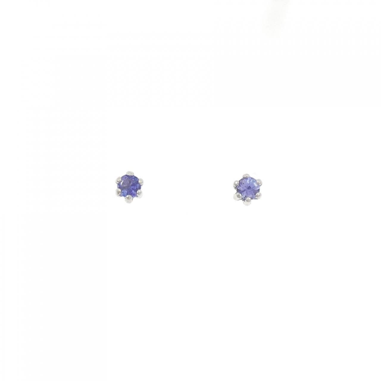 PT900 タンザナイト ピアス