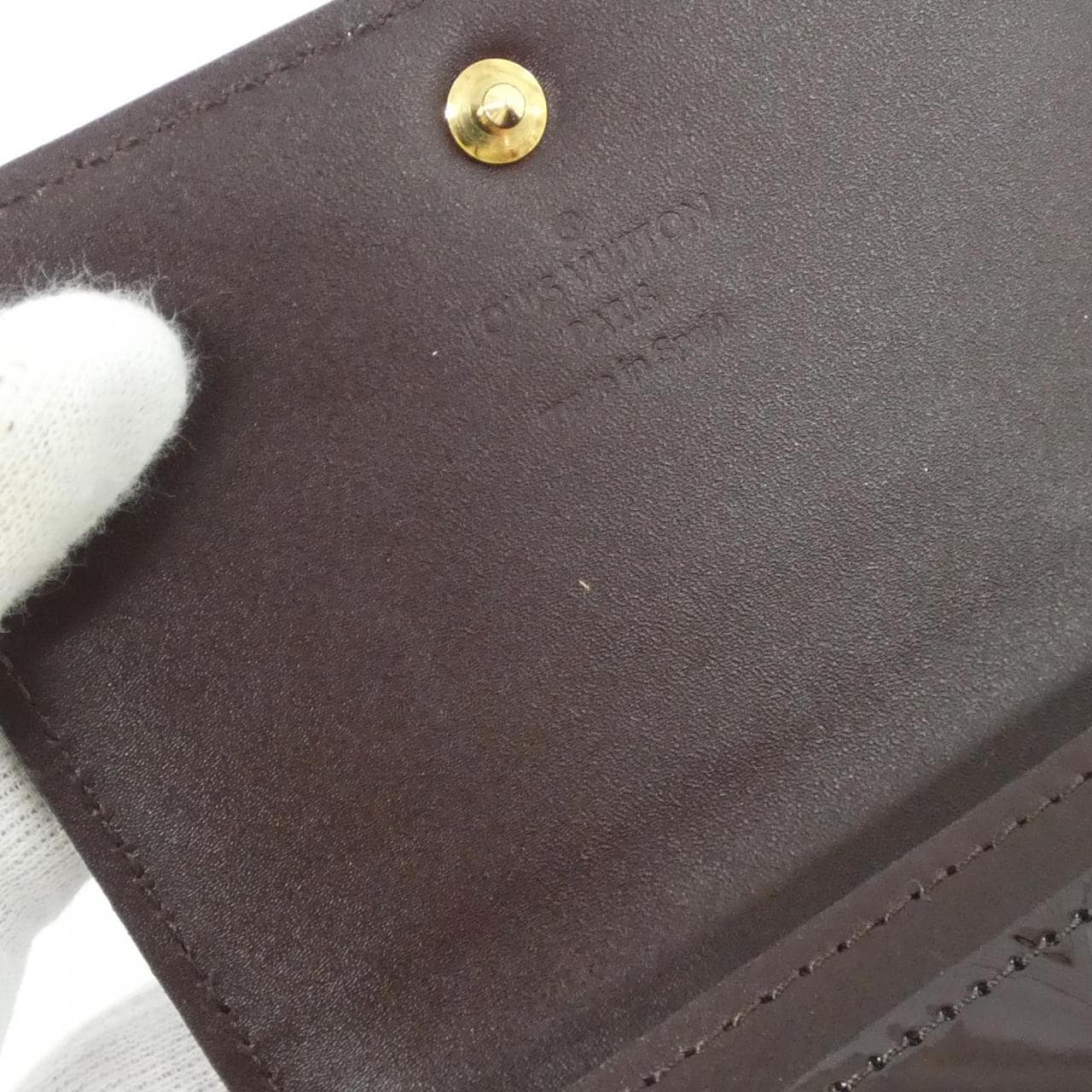 ルイヴィトン ヴェルニ アンヴェロップ カルト ドゥ ヴィジット M91409 カードケース