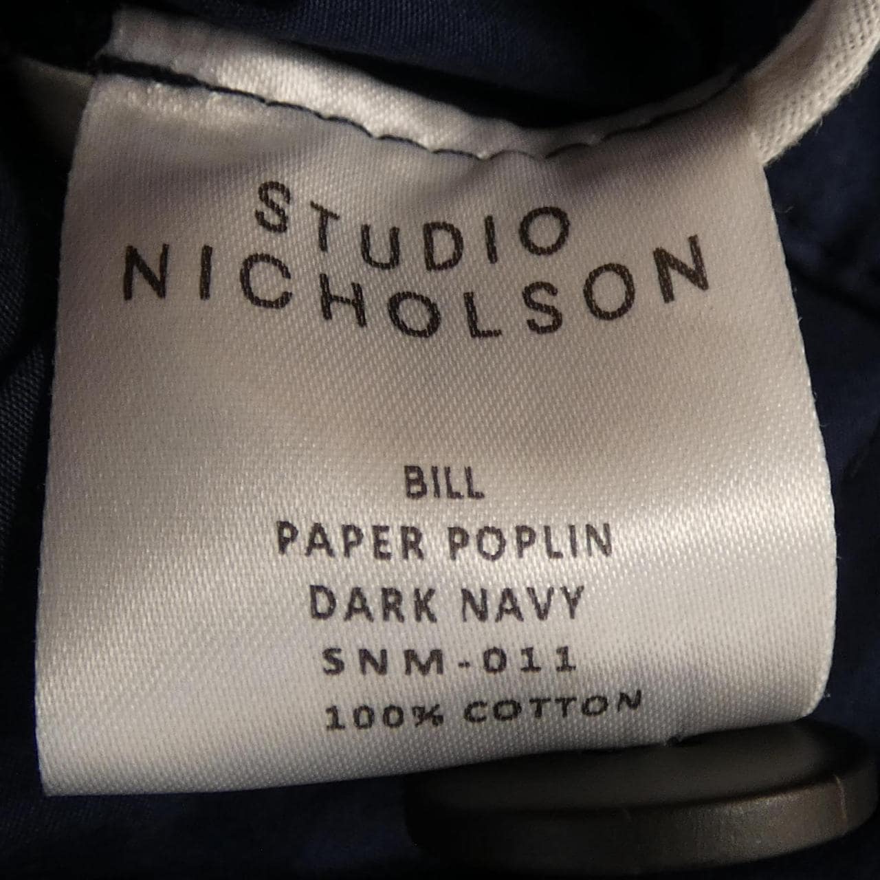 スタジオニコルソン STUDIO NICHOLSON BILL SNM-011 パンツ