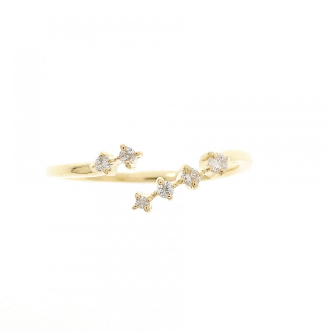 K18YG ダイヤモンド リング 0.06CT