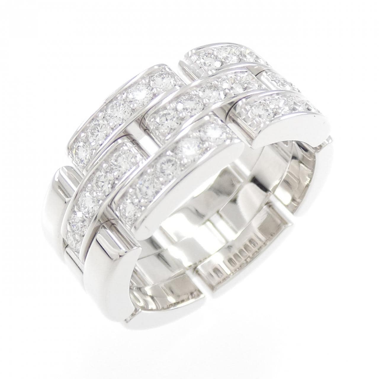 Cartier Maillon panthère half 钻石戒指