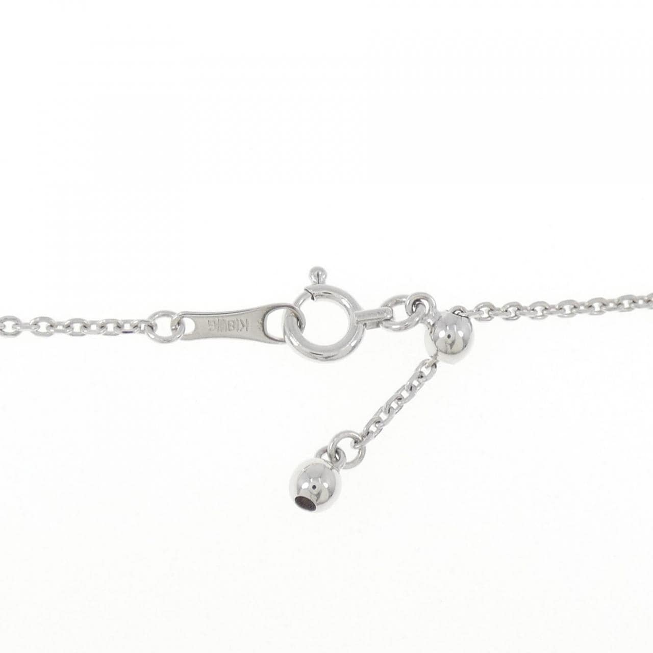 K18WG ダイヤモンド ネックレス 0.40CT