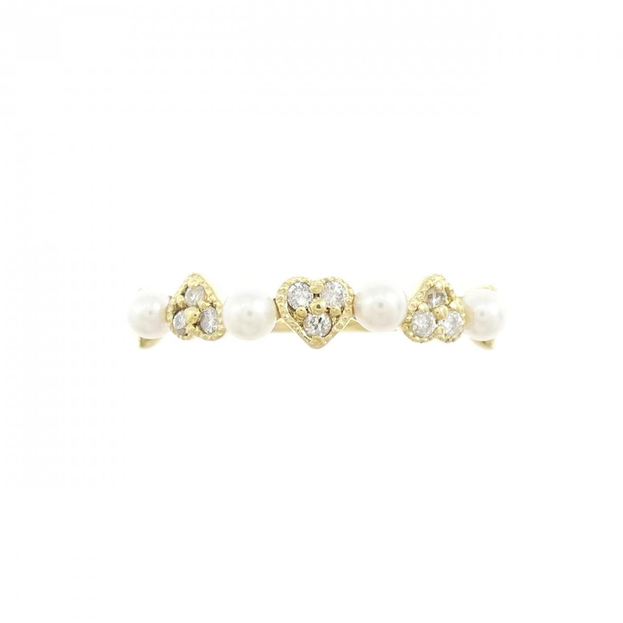 K18YG アコヤパール リング