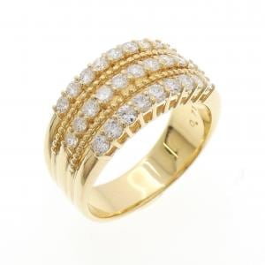 K18YG ダイヤモンド リング 0.71CT