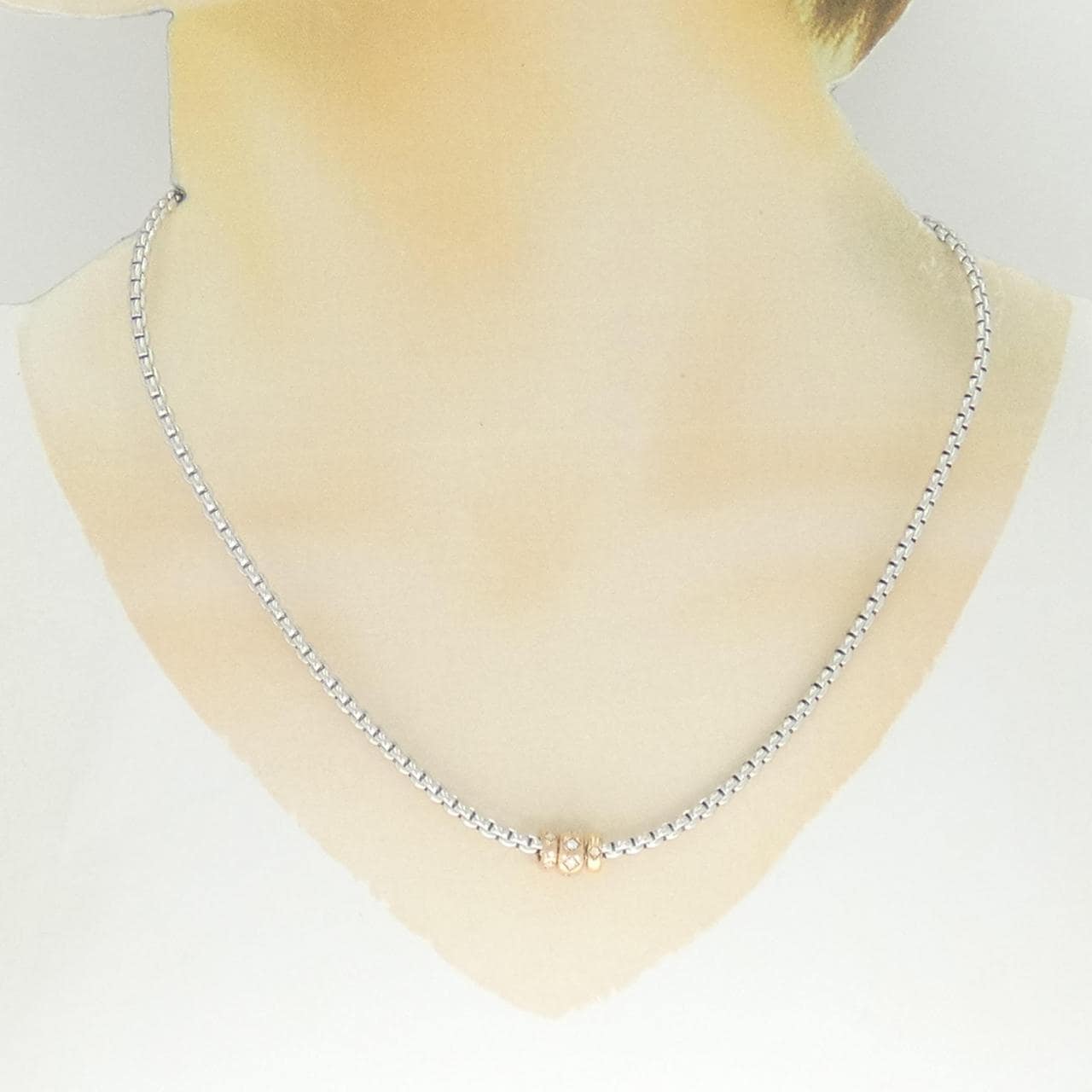 【新品】フォッペ ロンバス ネックレス 0.18CT