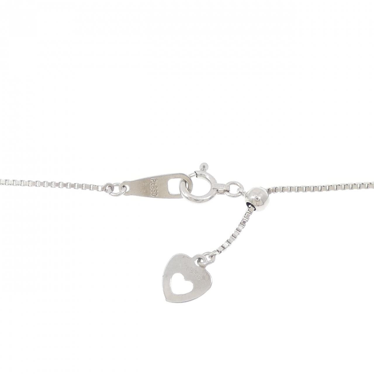 PT900/PT850 エメラルド ネックレス 0.69CT