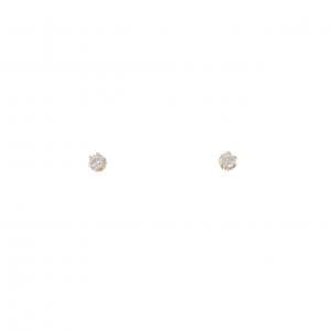 K18YG ダイヤモンド ピアス 0.04CT