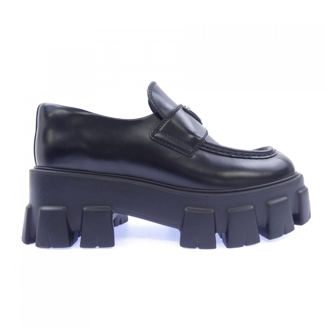 プラダ PRADA モノリス ローファー トライアングルロゴ 1D649M シューズ