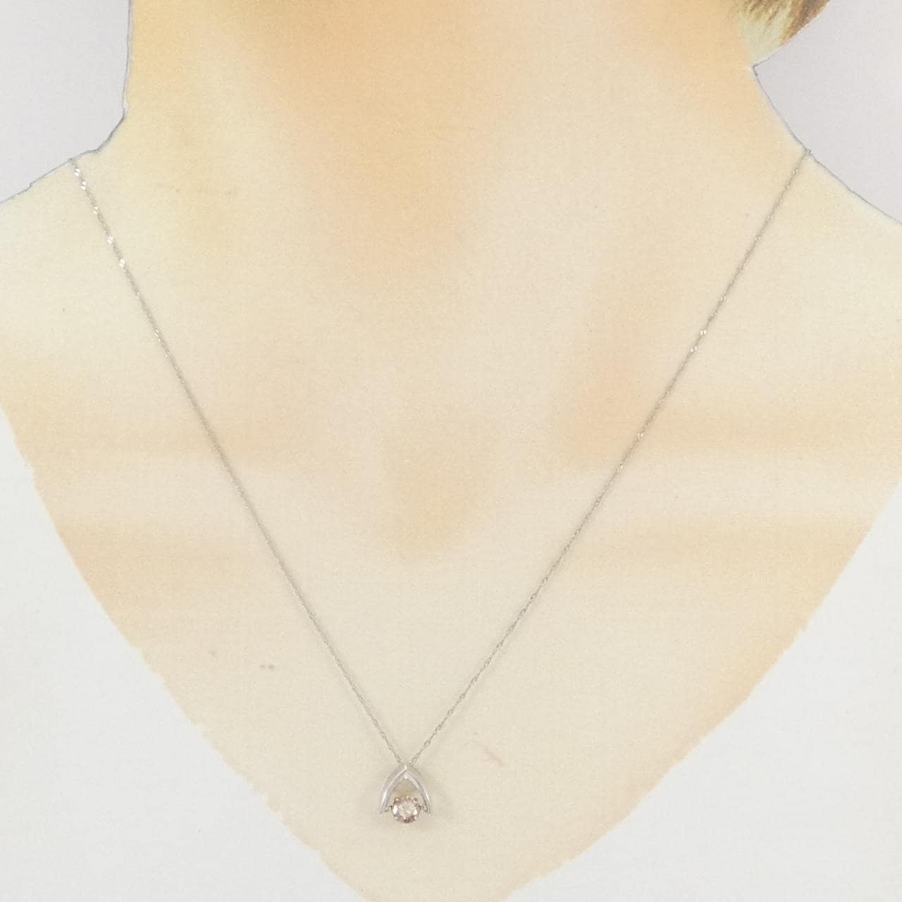 PT900/PT850 ダイヤモンド ネックレス 0.30CT