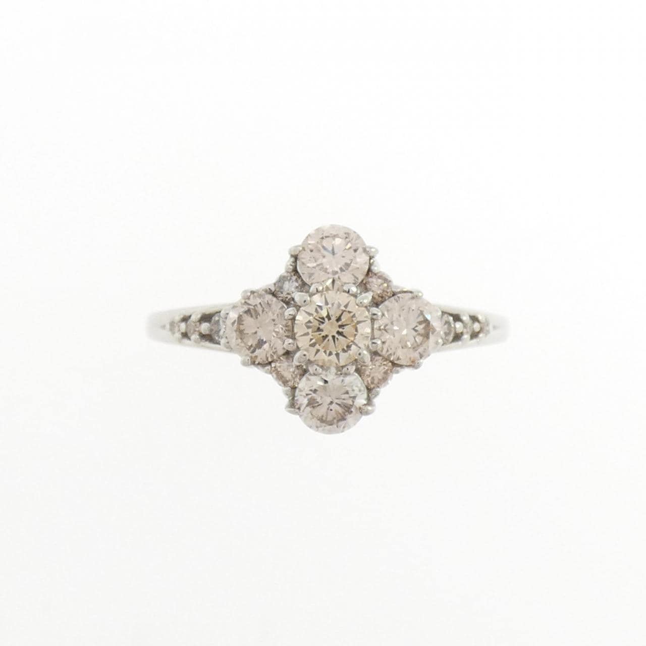 PT950 ダイヤモンド リング 0.70CT