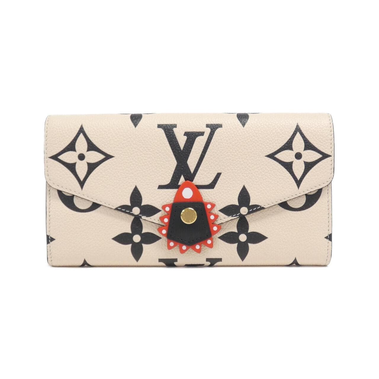 LOUIS VUITTON Monogram Empreinte (LV Crafty) Portefeuille Sarah M69514 Wallet