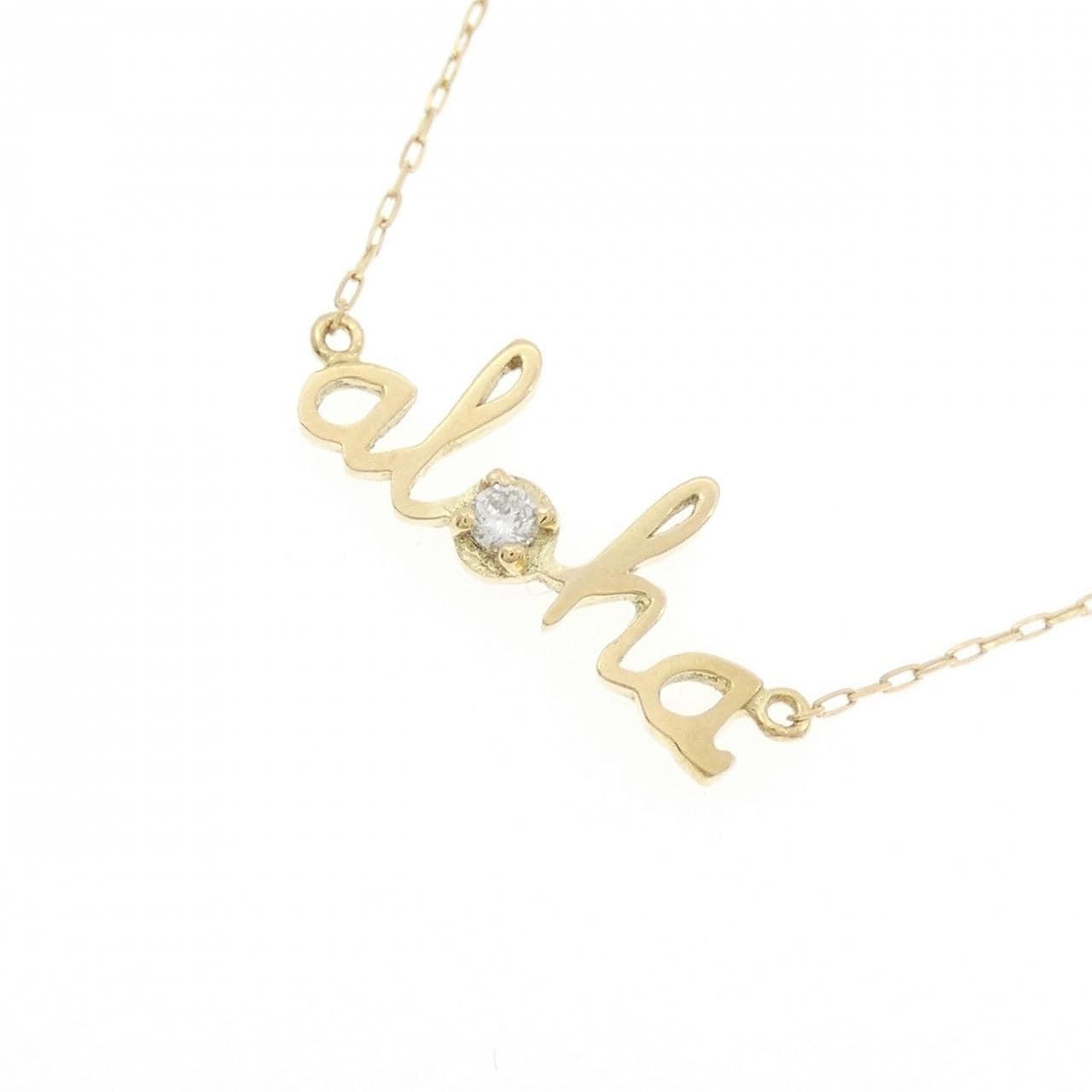 K18YG ダイヤモンド ネックレス