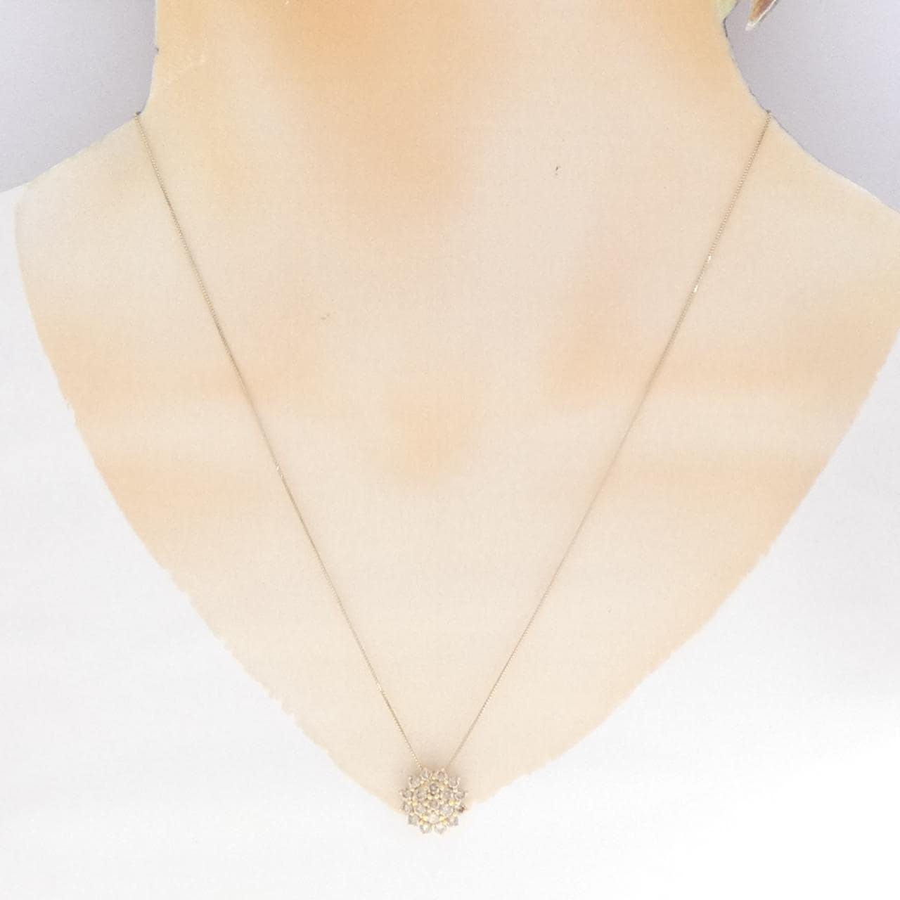 K18YG ダイヤモンド ネックレス 1.00CT
