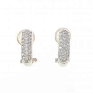 PT900/K18YG パヴェ ダイヤモンド ピアス/イヤリング 0.50CT