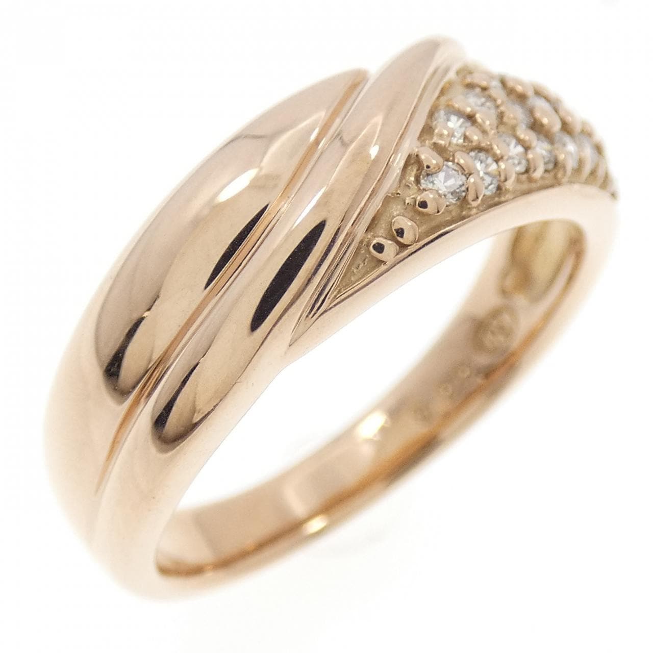 K18PG ダイヤモンド リング 0.22CT