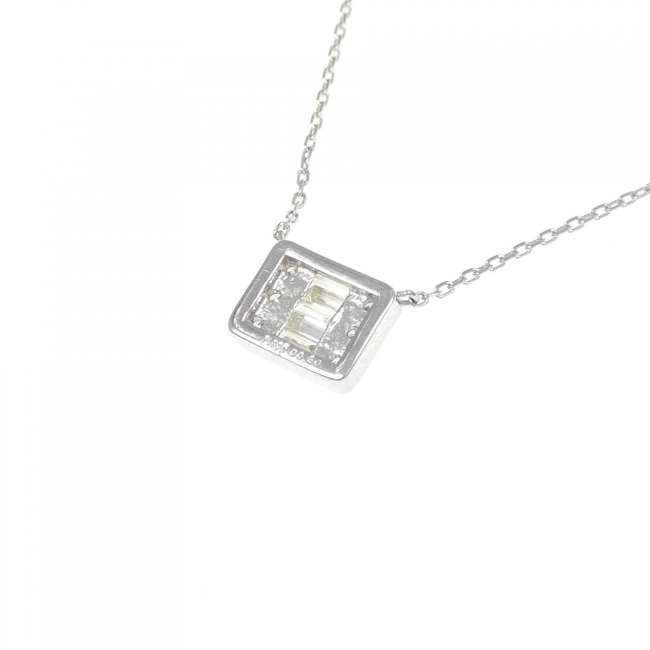 【新品】PT ダイヤモンド ネックレス 0.30CT