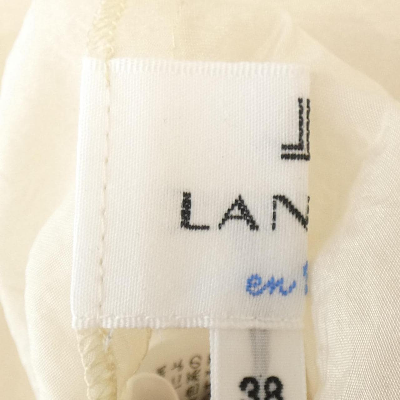 LANVIN on blue LANVIN en Bleu shirt