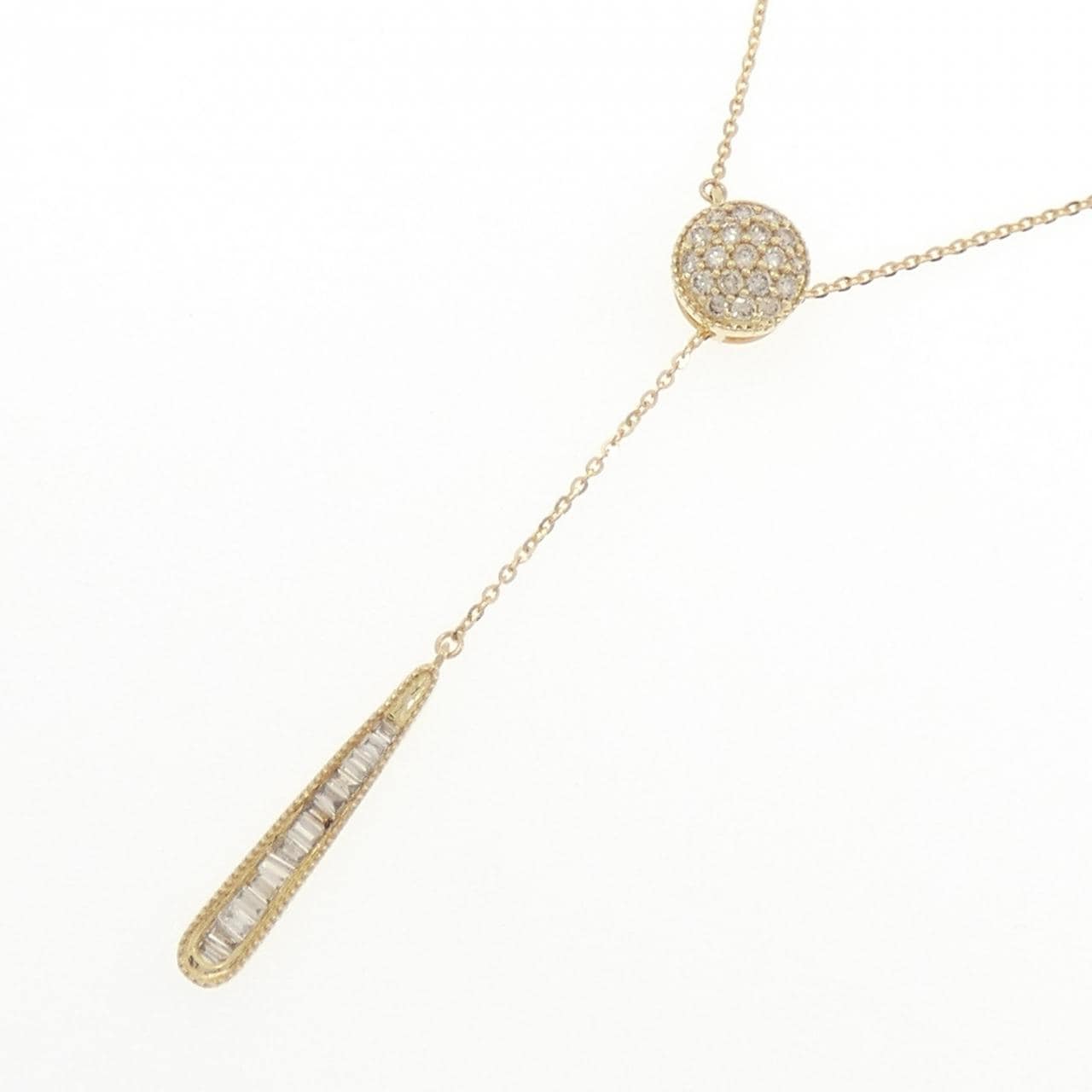 ジーエスティービー ダイヤモンド ネックレス 0.40CT