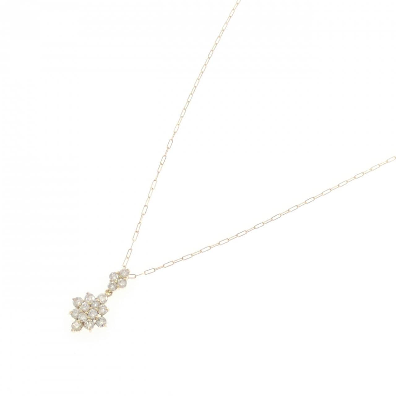 K18YG ダイヤモンド ネックレス 0.50CT