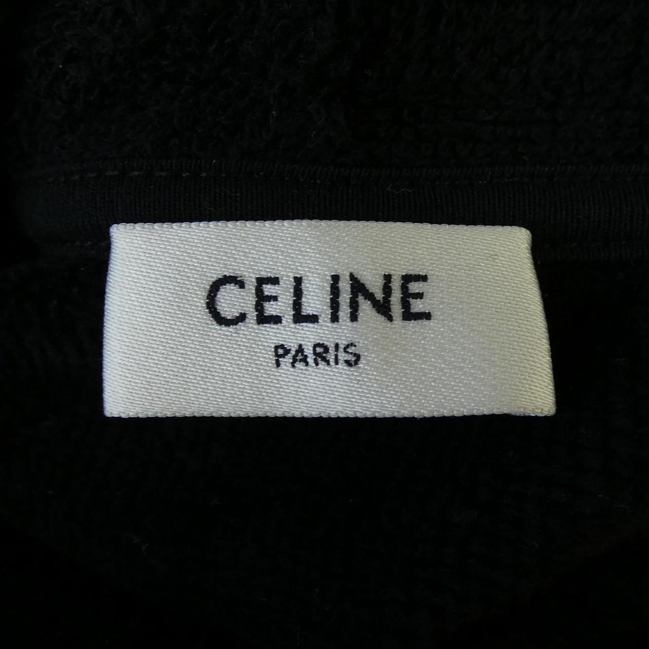 セリーヌ CELINE CELINE ルーズ フーディー テリーコットン パーカー 2Y37G372Y パーカー