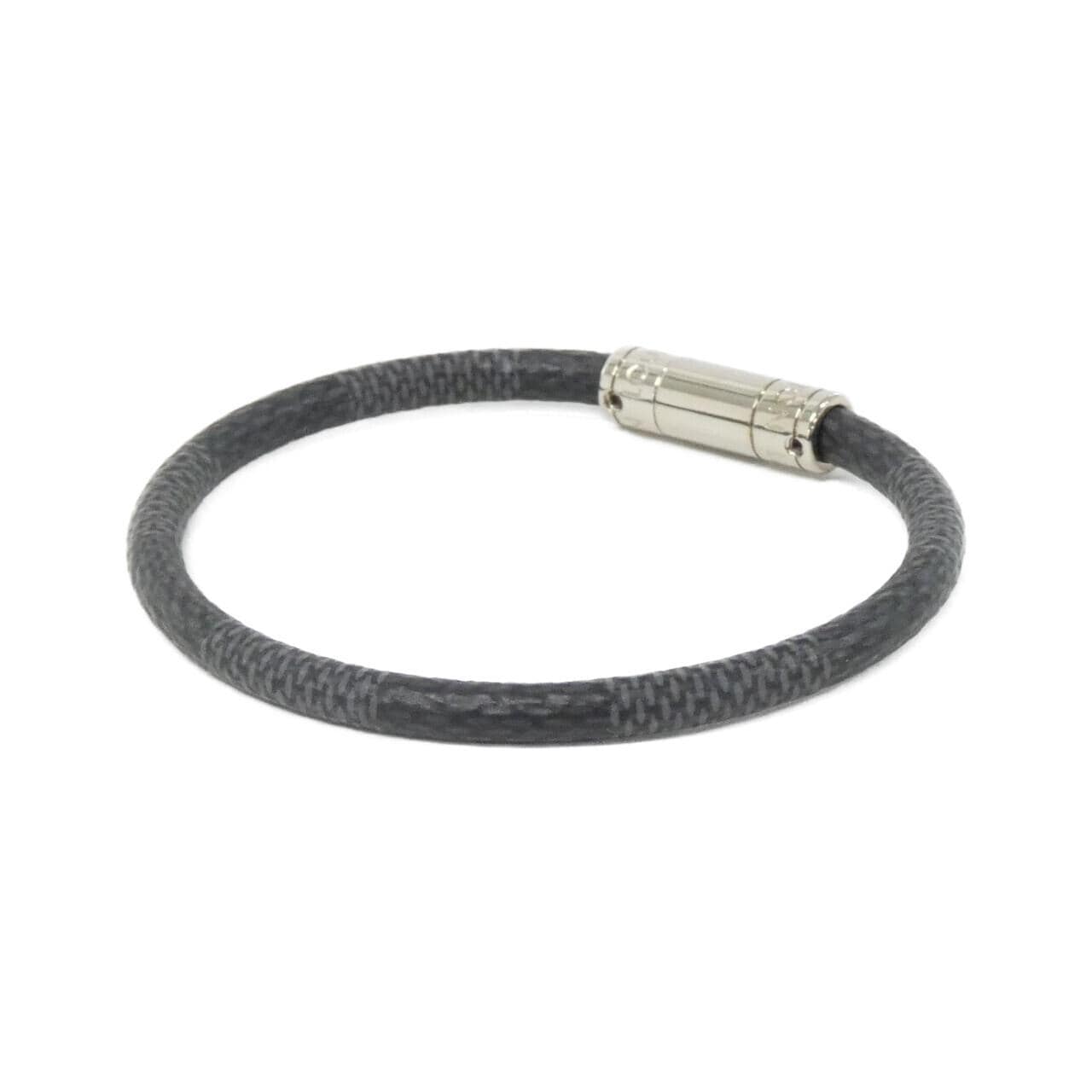 ルイヴィトン ダミエ グラフィット ブラスレ キープイット 19cm M6140E ブレスレット