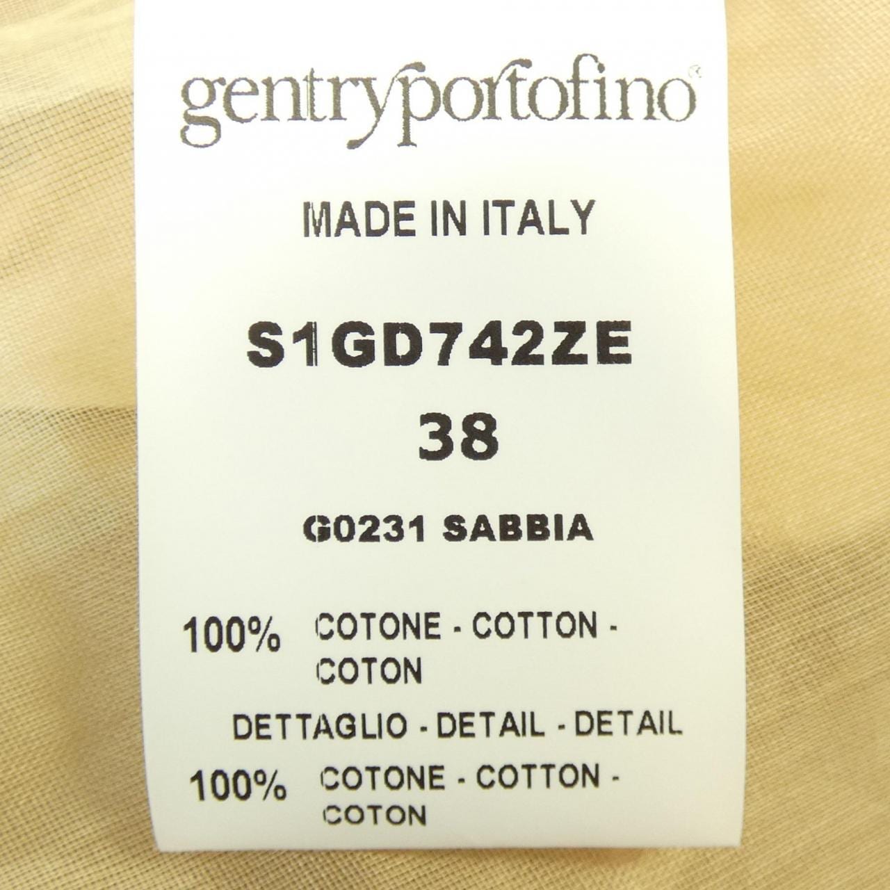 ジェントリーポルトフィーノ gentry portofino コート