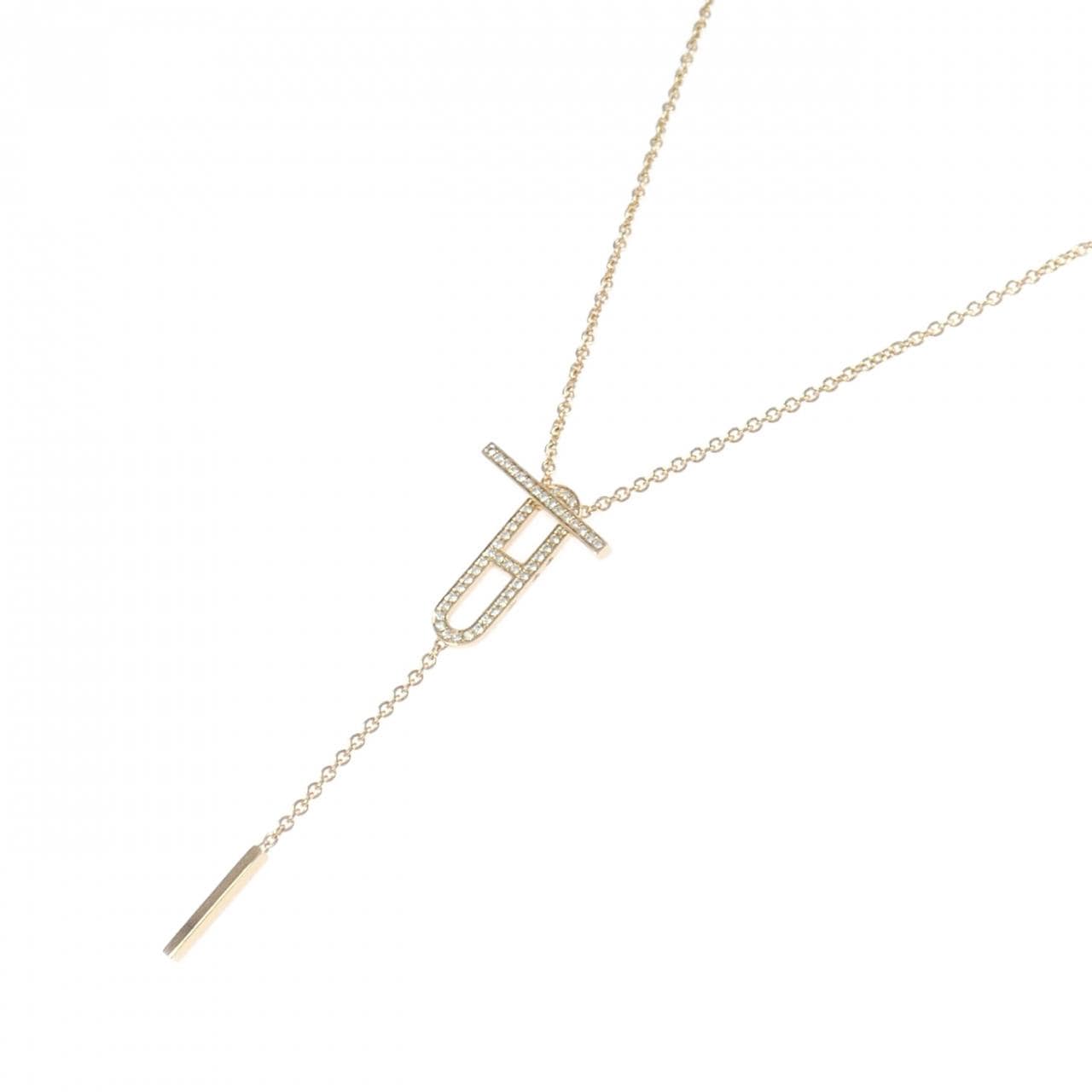 エルメス エヴァー シェーヌ ダンクル ネックレス 0.37CT