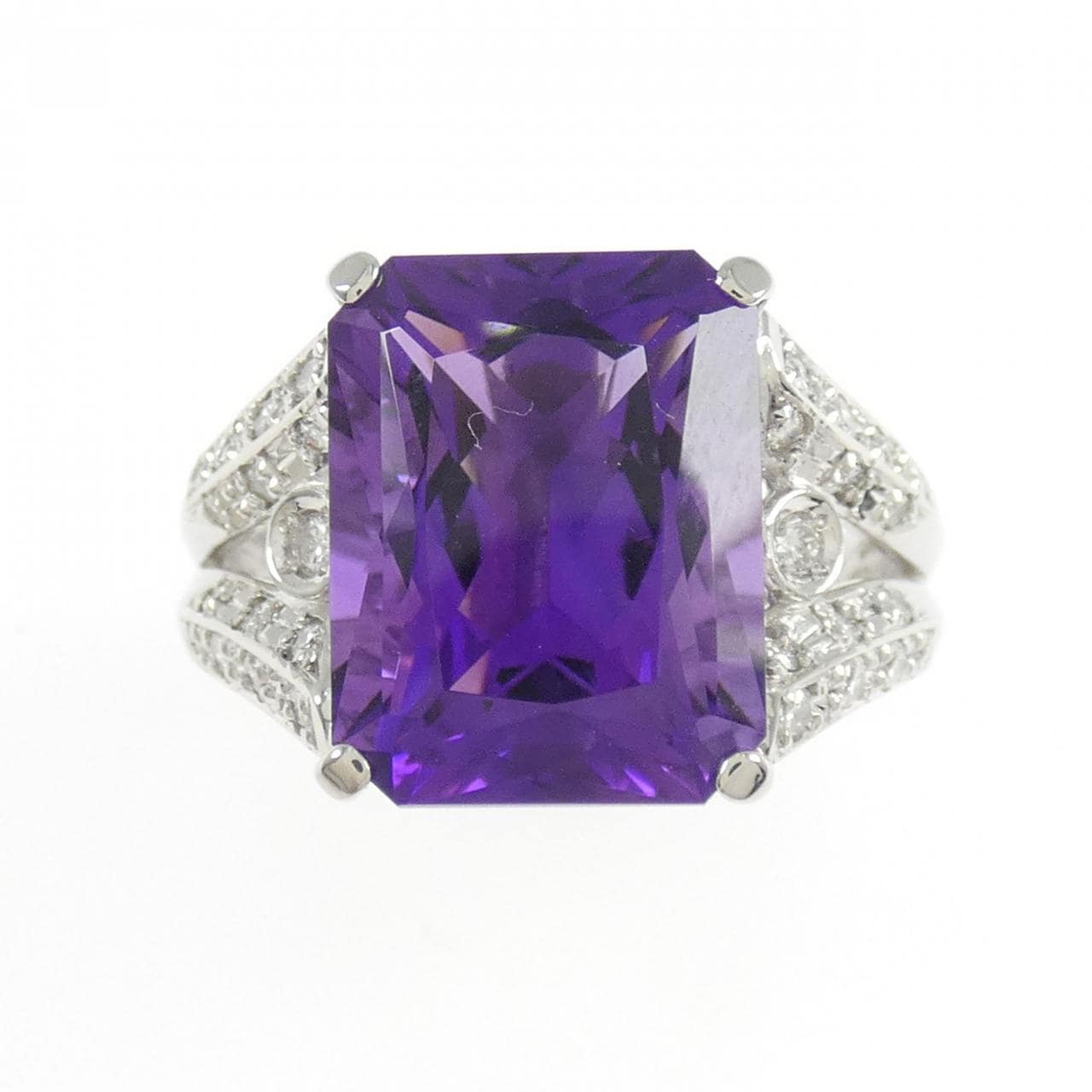 PT900 アメジスト リング 6.33CT