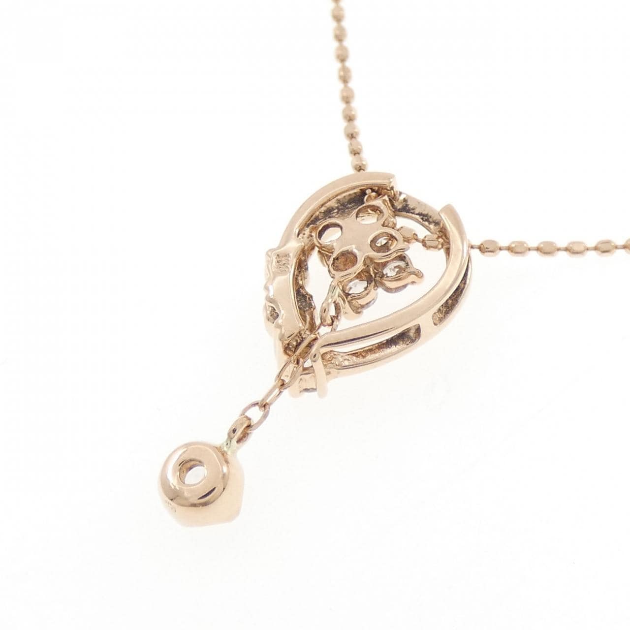 K10PG 2WAY キュービック ネックレス