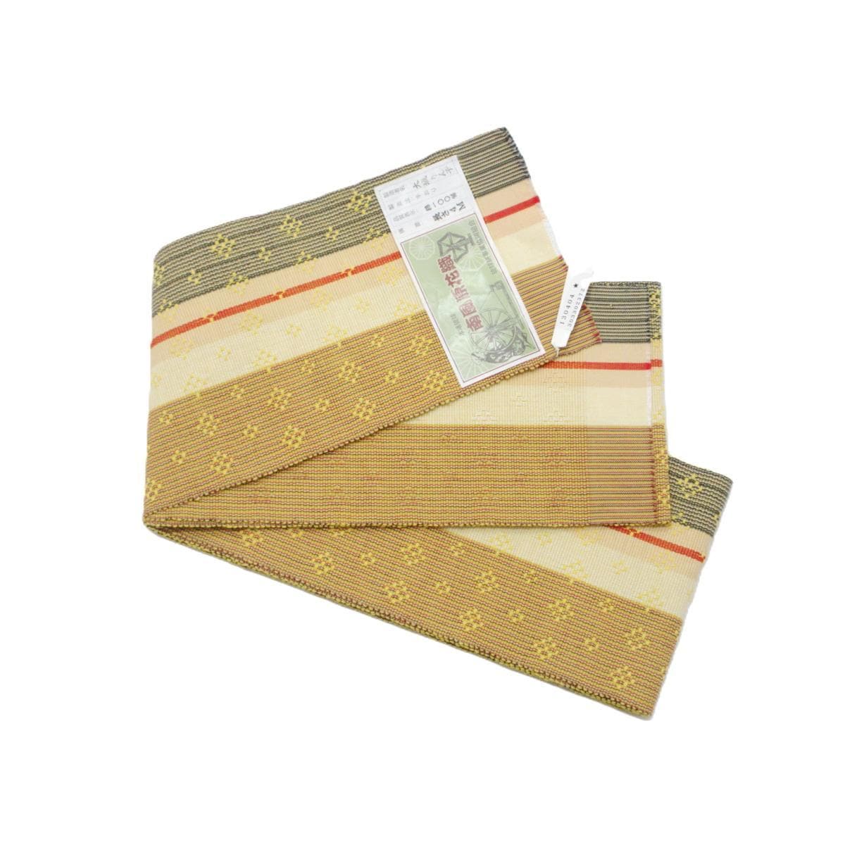 【新品】半幅帯　【南風原花織】