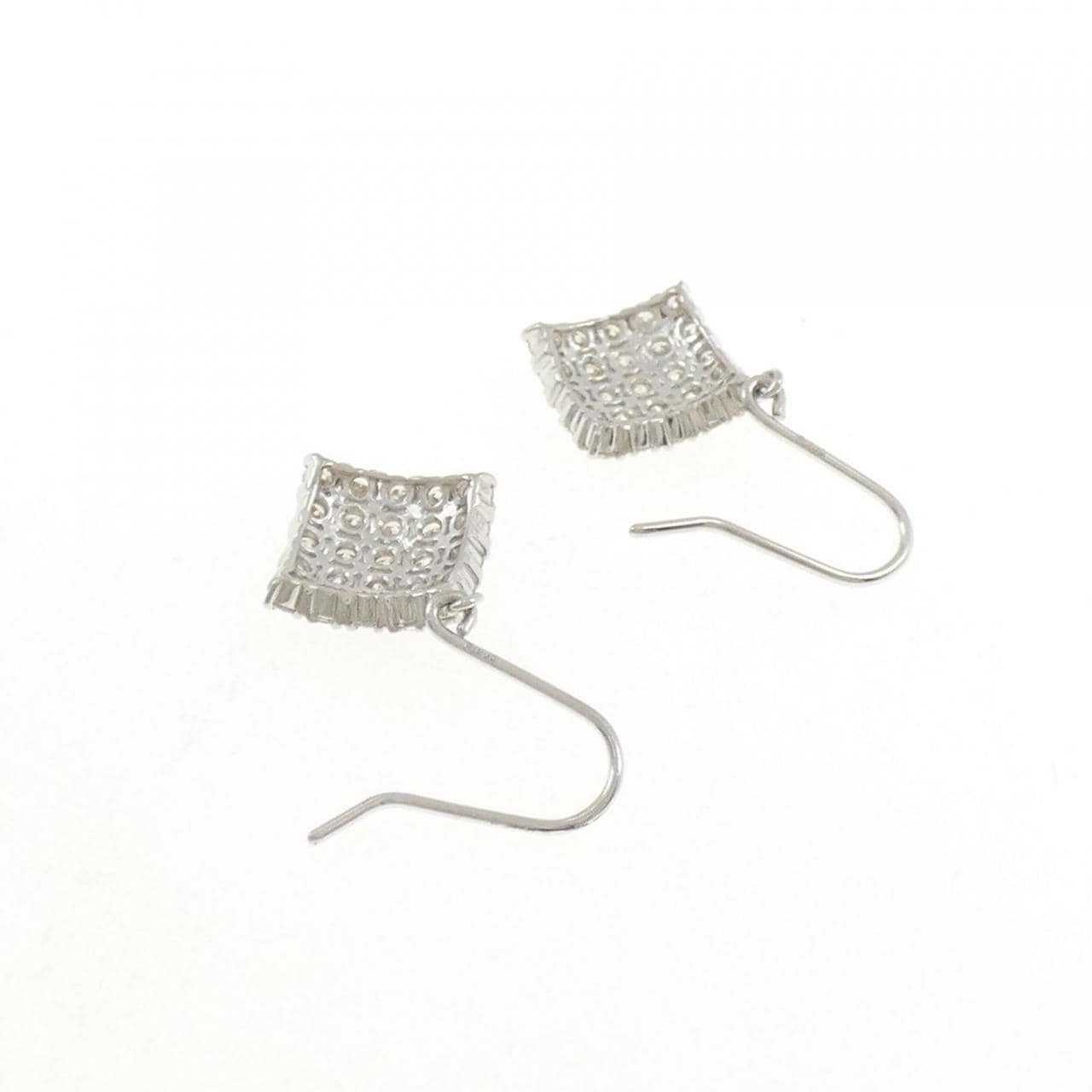 PT900 ダイヤモンド ピアス 1.00CT