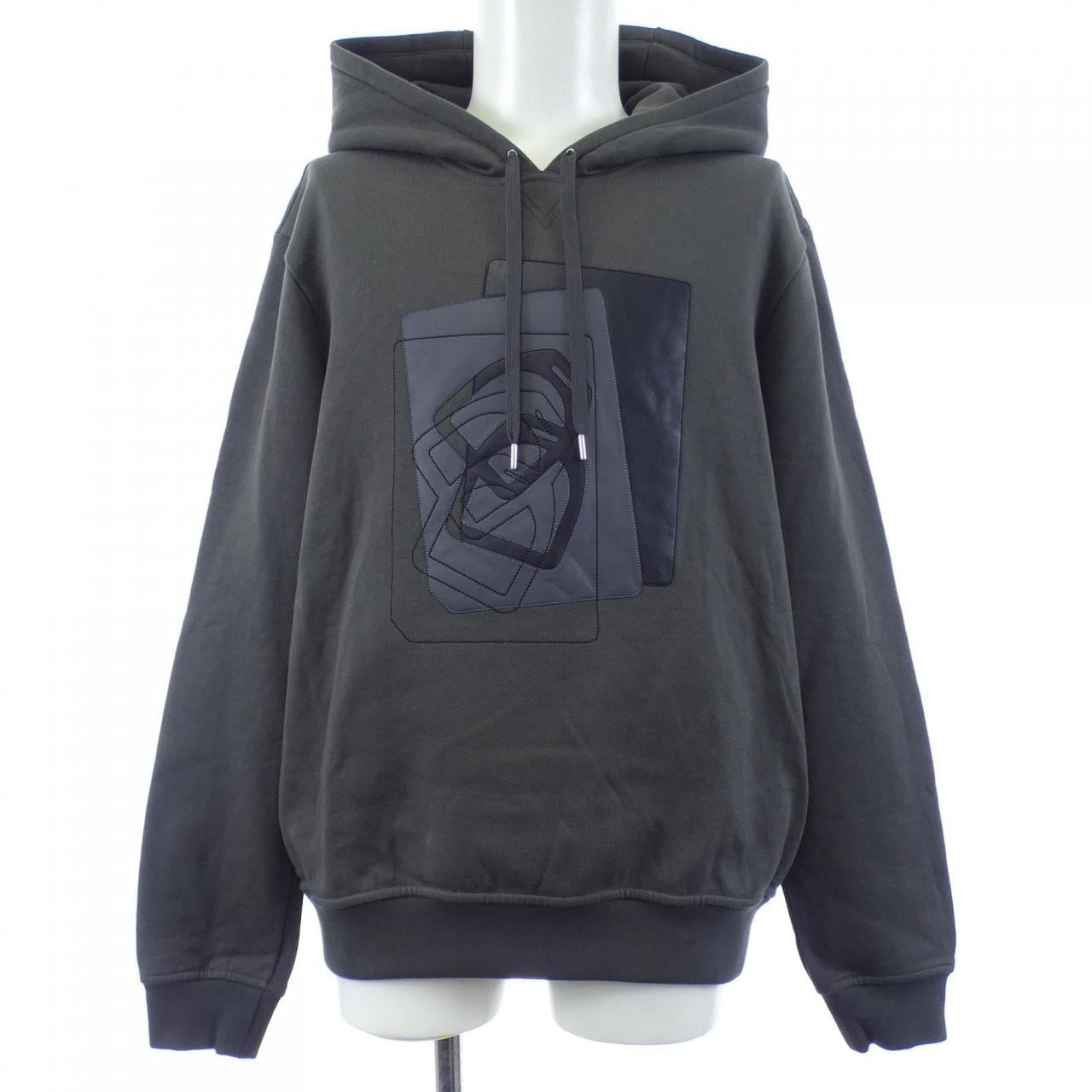 エルメス HERMES フーデッドパーカレザーパッチ　ETRIERS DECALES 367800HA パーカー