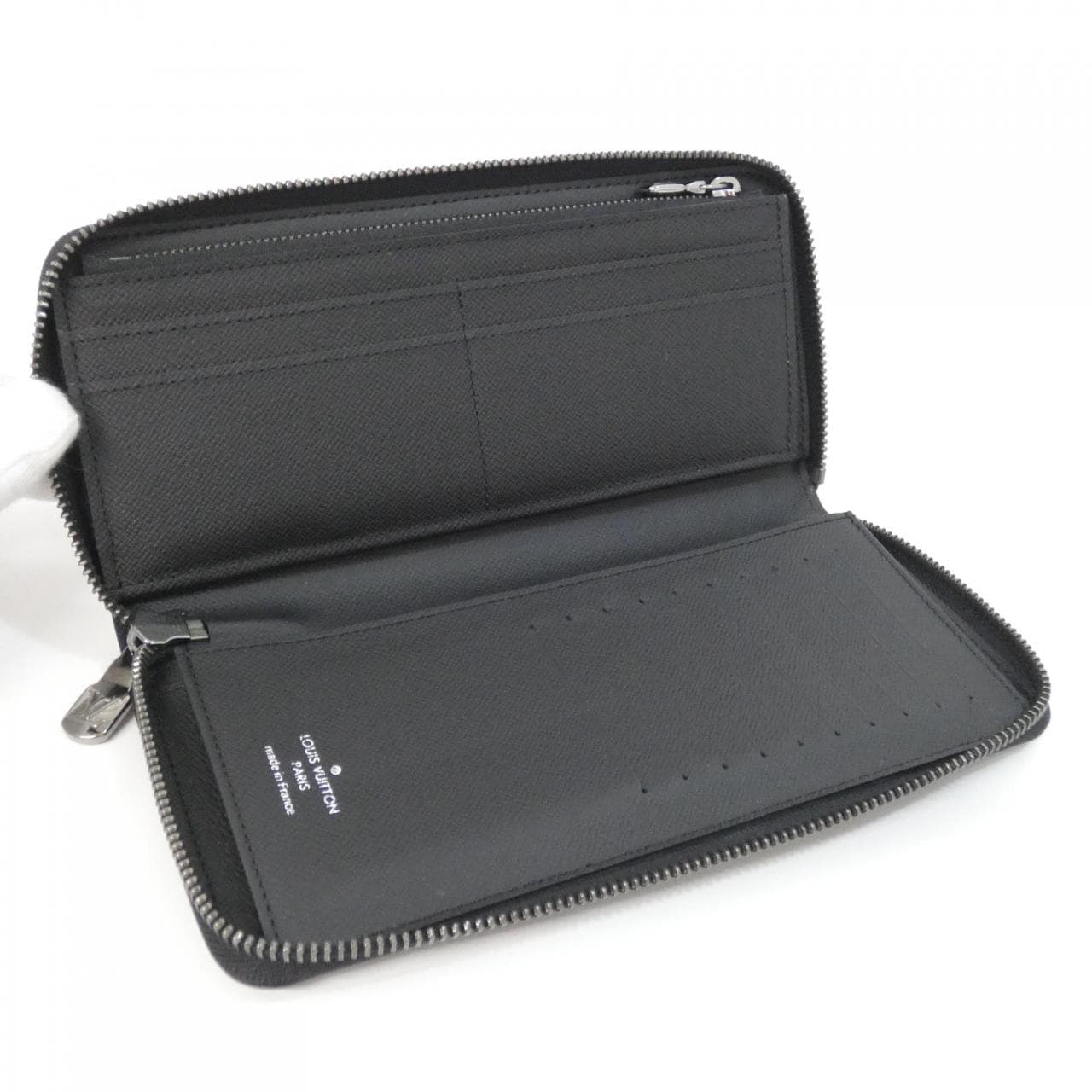 ルイヴィトン モノグラム エクリプス ジッピー ウォレット ヴェルティカル M62295 財布