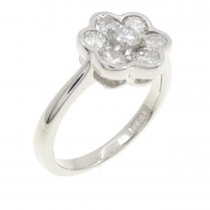 PT900 フラワー ダイヤモンド リング 0.81CT