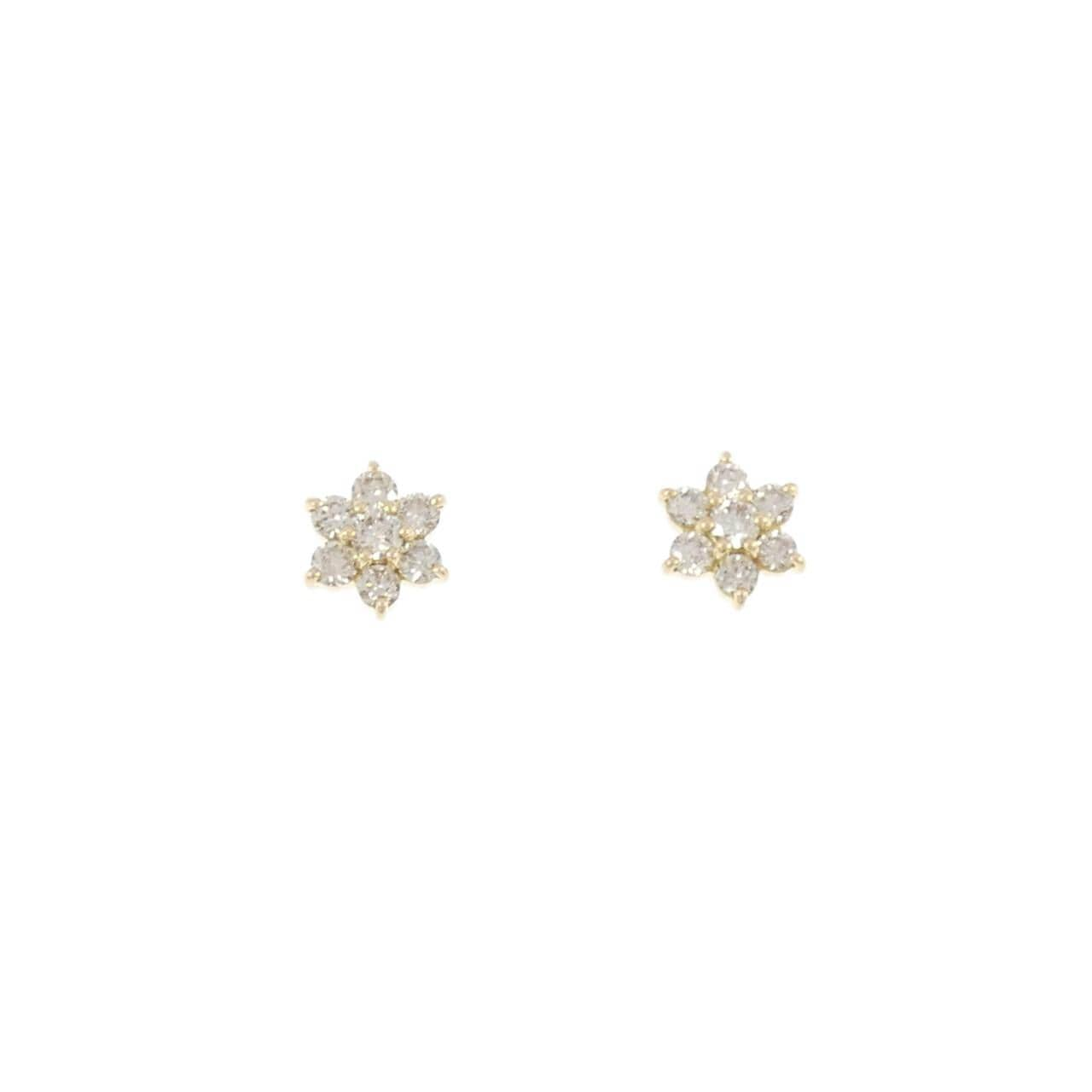 K18YG Diamond earrings 0.30CT