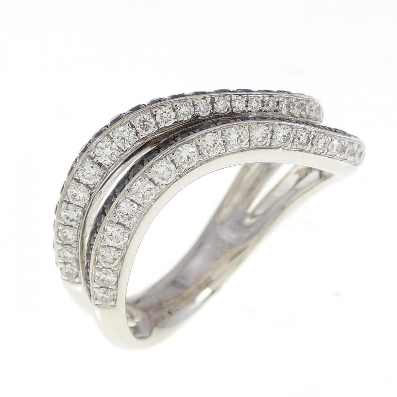 750WG/750BG Diamond Ring 0.45CT