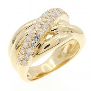 K18YG ダイヤモンド リング 0.61CT