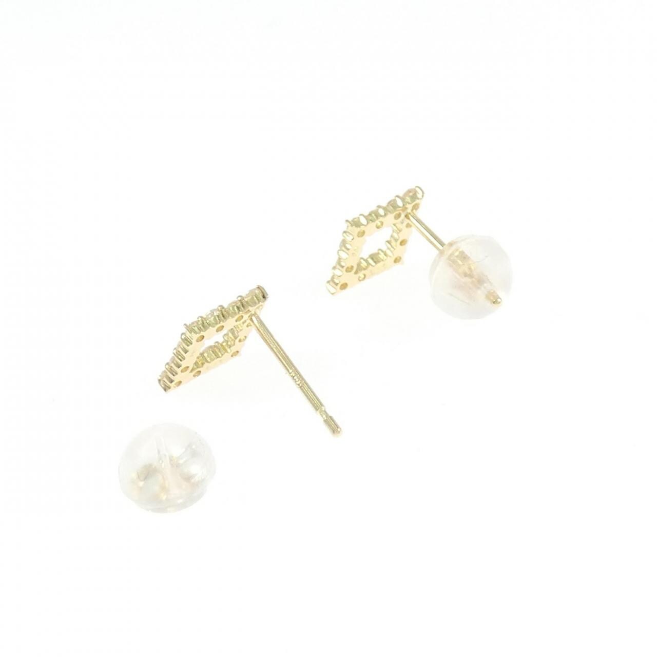 【リメイク】K18YG ダイヤモンド ピアス 0.20CT