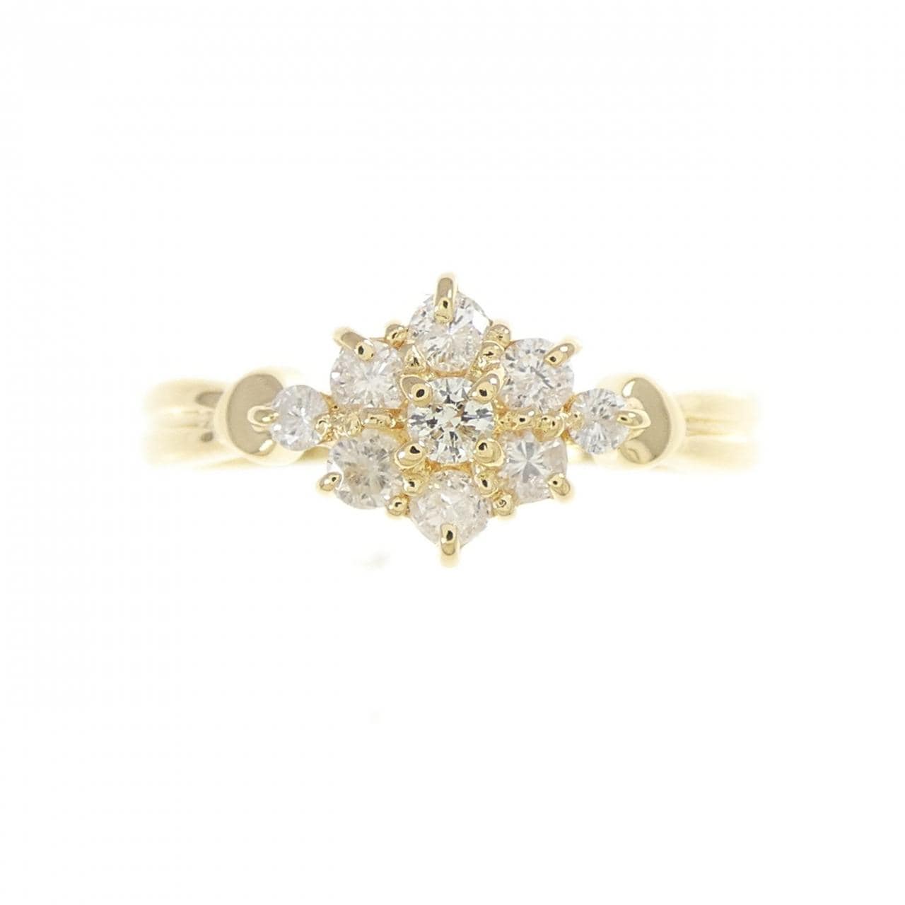 K18YG ダイヤモンド リング 0.25CT
