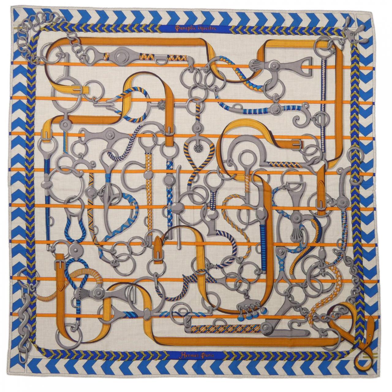 エルメス HERMES PANOPLIE EQUESTRE 243231S カレジェアン140 ショール