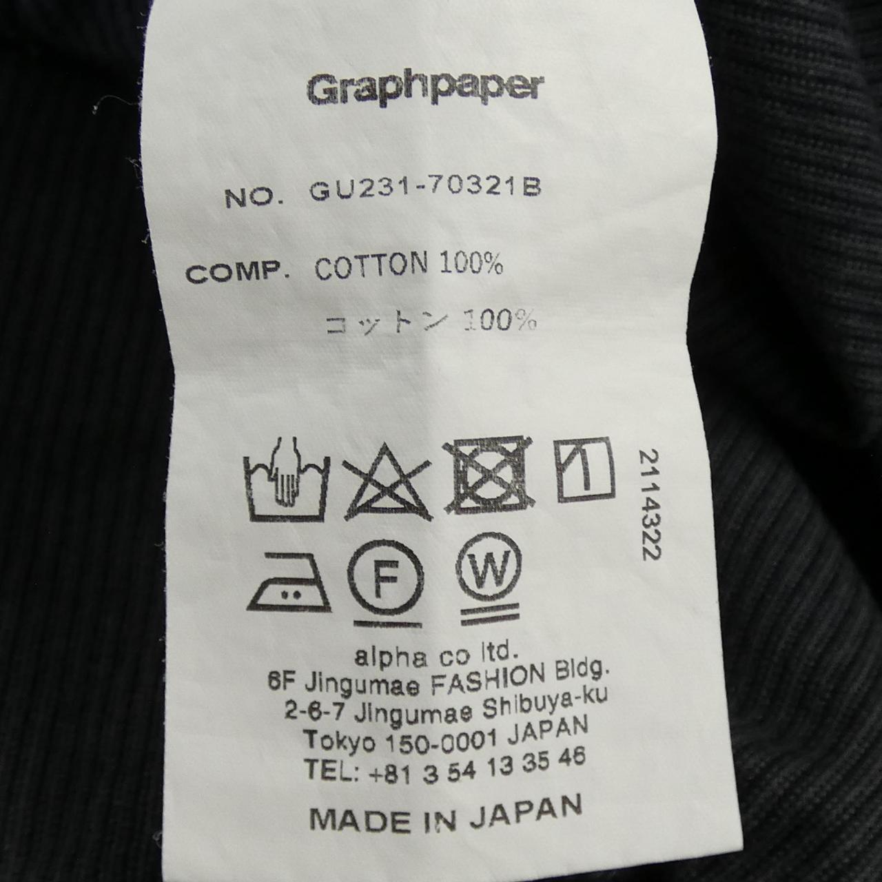 グラフペーパー Graphpaper Tシャツ