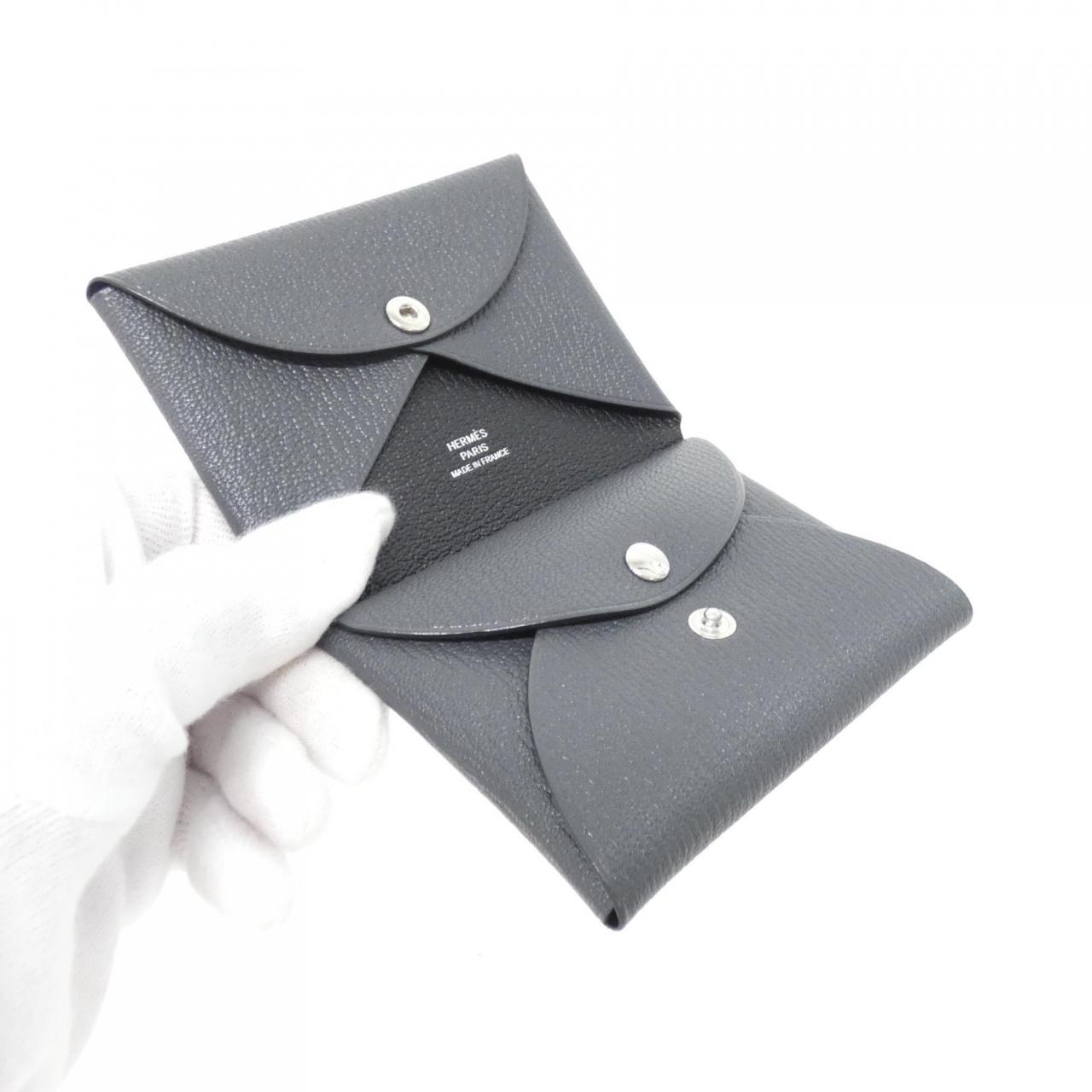 [未使用品] HERMES Calvi Duo Verso 083038CK INCASE