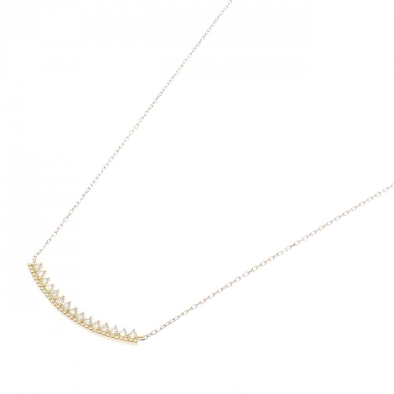 K18YG ダイヤモンド ネックレス 0.30CT