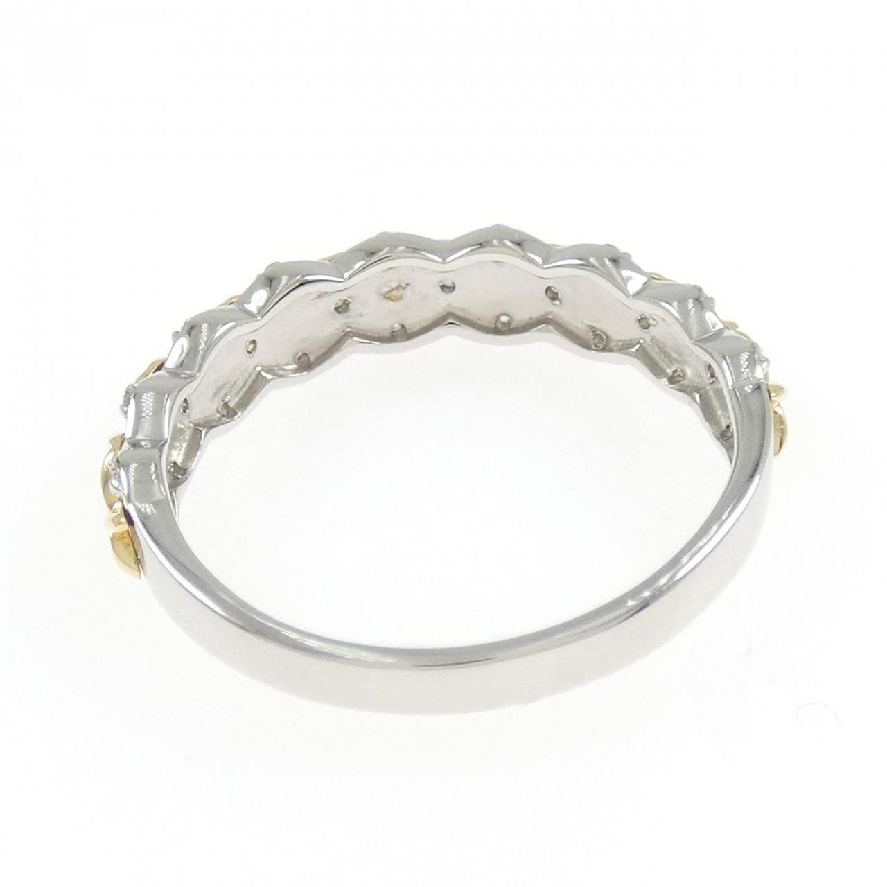 PT900/K18YG ダイヤモンド リング 0.13CT