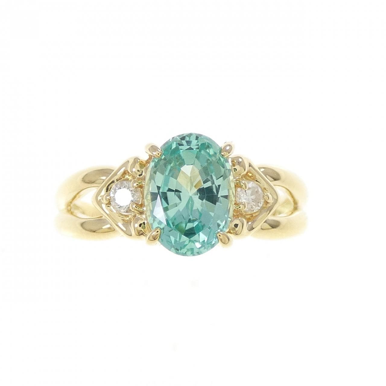 クレサンベール 合成クリソベリル リング 0.97CT