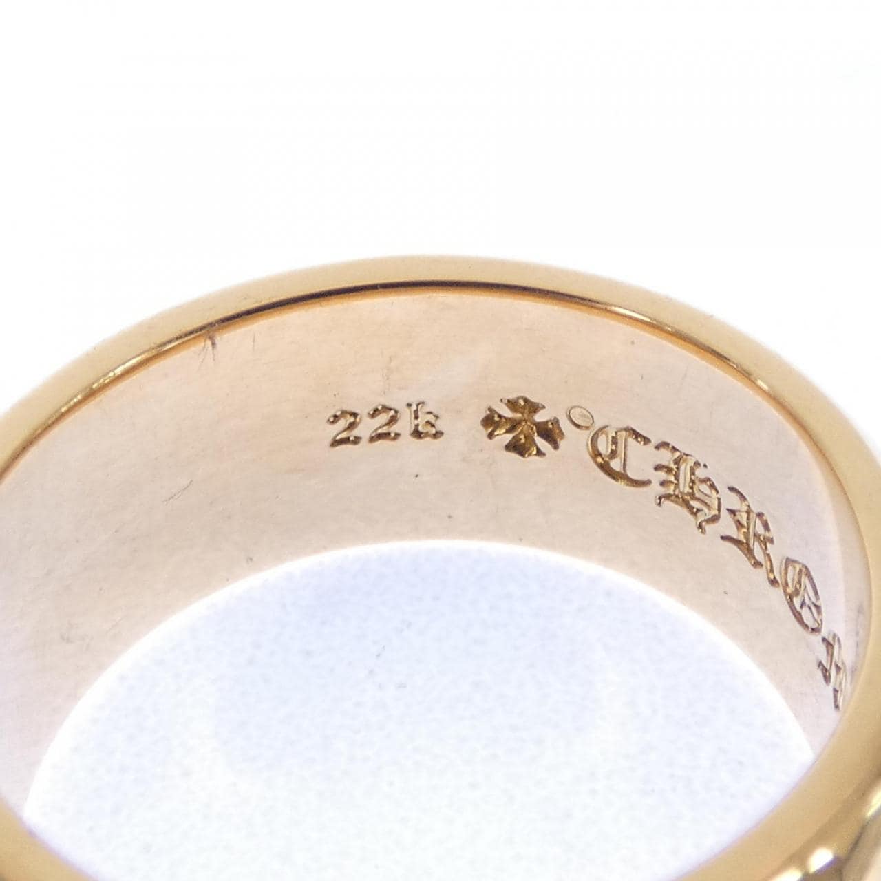 クロムハーツ CHROME HEARTS RND 10MM  GLD CH PLUS 207148352GLDXXXH61 RING