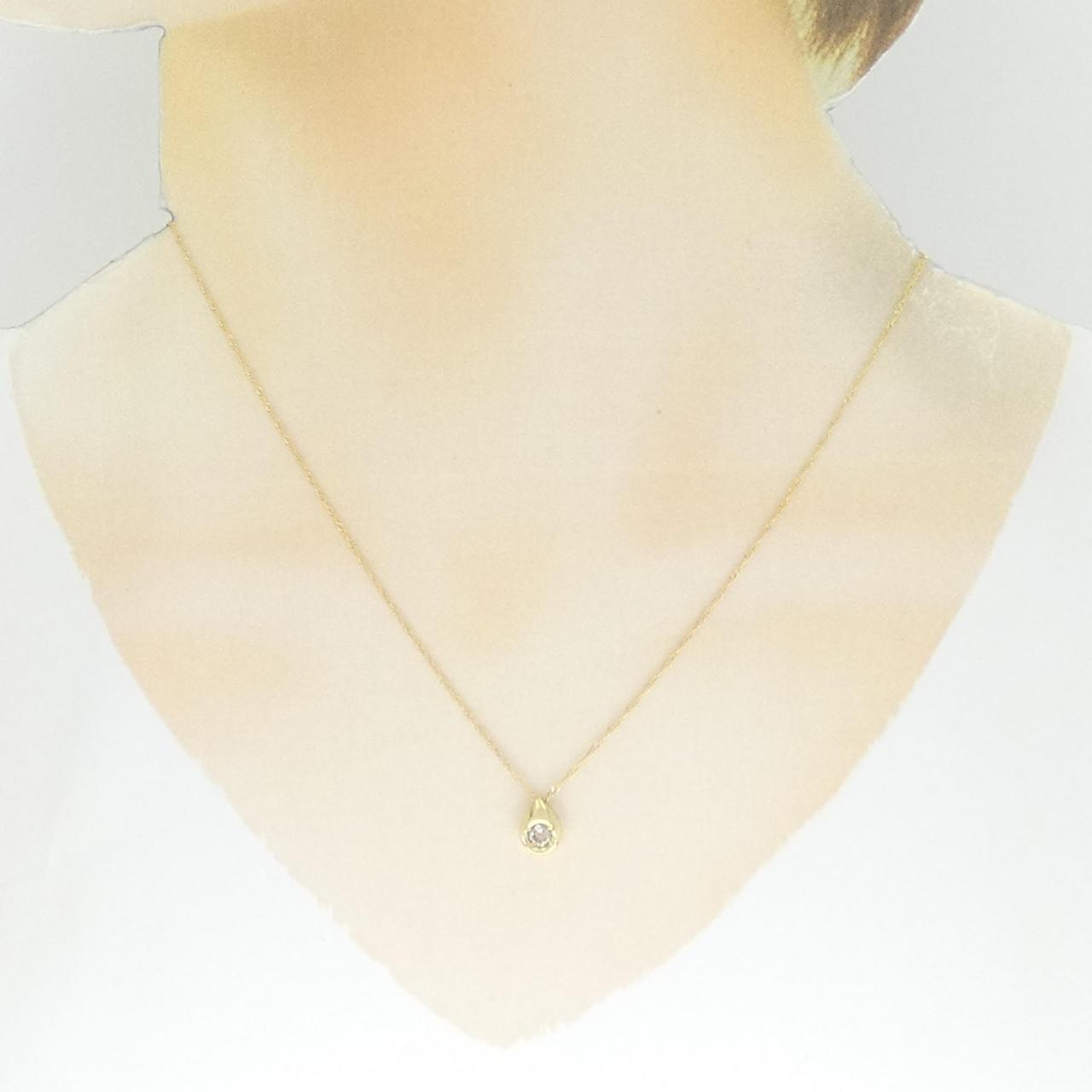 K18YG ダイヤモンド ネックレス 0.20CT